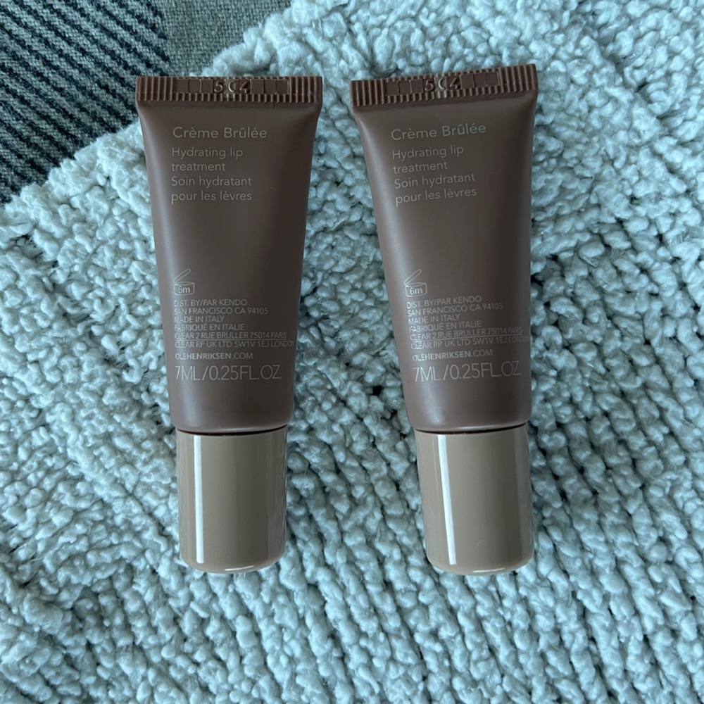 Ole Henriksen Crème Brûlée Peptide Lip Treatment Mini Duo 2x 7ml Hydrating - Picture 3 of 4